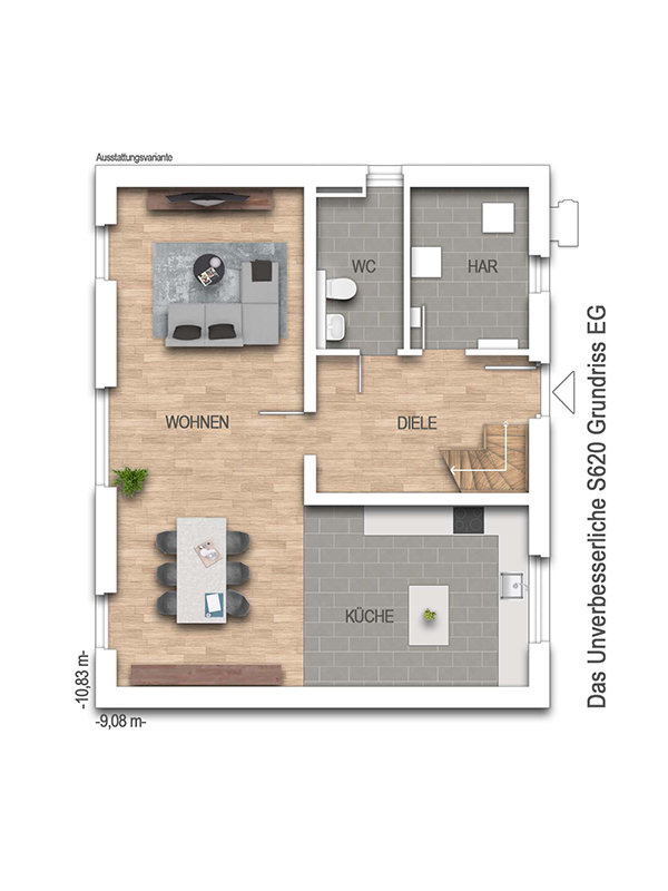Erdgeschoss Einfamilienhaus Lonnig
