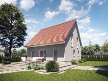 Visualisierung mit Putzfassade Ein massives Traumhaus in Traumlage!