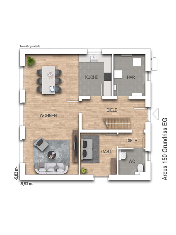 Erdgeschoss Einfamilienhaus H�ckeswagen