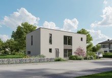 Visualisierung Luxus an unverbaubarer Feldrandlage!
