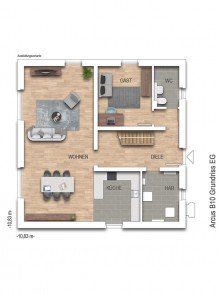 Erdgeschoss Moderne Stadtvilla in Top-Lage in Menden!
