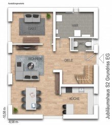 Erdgeschoss Ihr technisch schl�sselfertiges, massives Traumhaus in sch�ner Lage in Konzen!