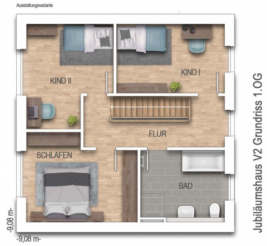 Obergeschoss B�ro / Praxis Monschau / Konzen