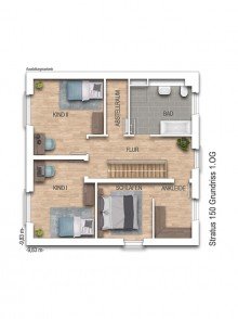 Grundriss Obergeschoss Ein Traumhaus in Wolfsburg!
